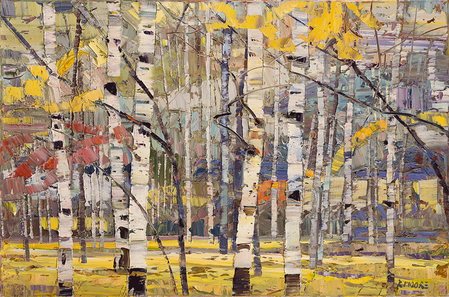 Joyful-artist-Robert-Moore-aspens