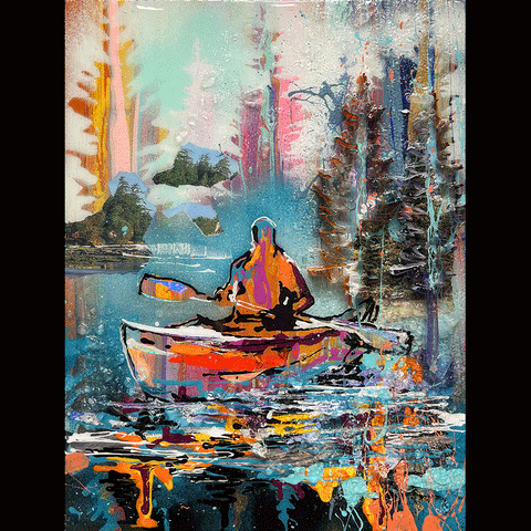 Miniature Series 2W13021 Kayaking