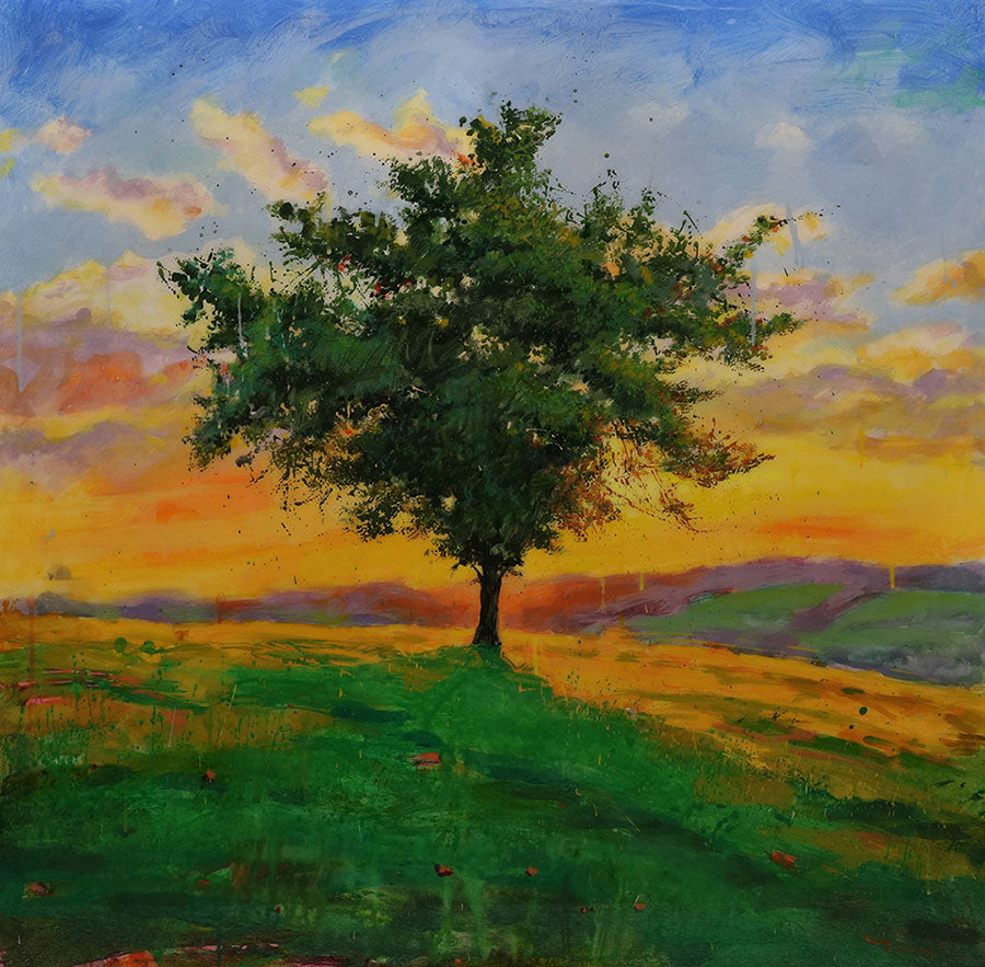 Morning-Bright-Shadow-Yury-Darashkevich-mixed-media--contemporary-landscape