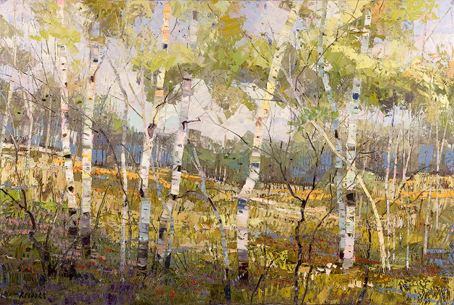 Spring-in-the-Air-artist-Robert-Moore-aspens