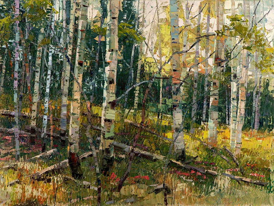 Summer-Deadfall-artist-Robert-Moore-aspens