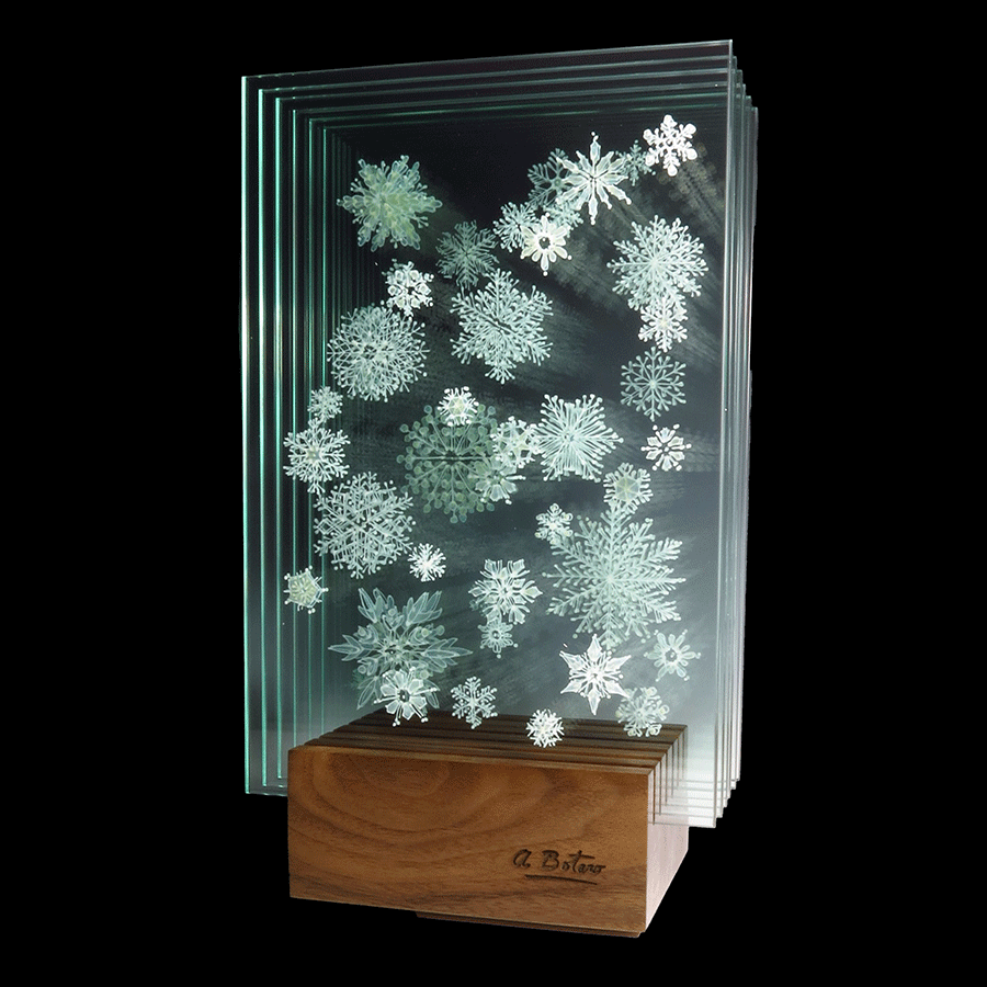 Winter-Magic-artist-Ana-Maria-Botero-snowflakes
