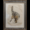 Corkscrew gampi print Pete Zaluzec barnwood frame