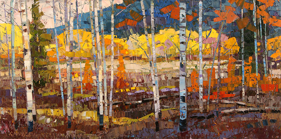 Into the Clearing oil painting artist Robert Moore