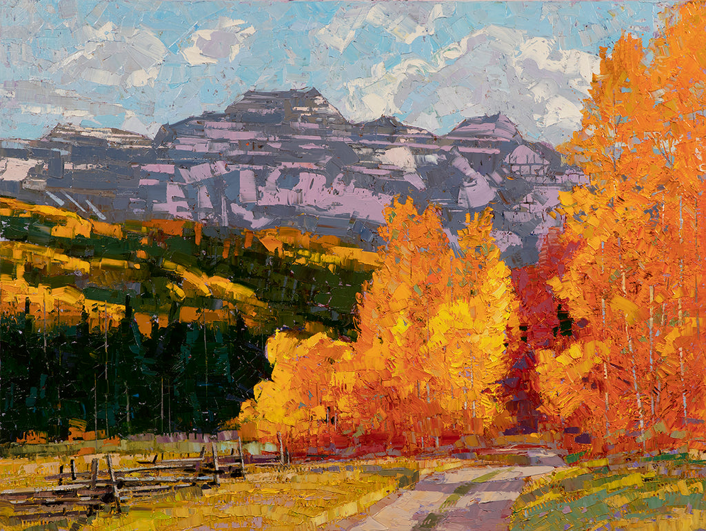 Artist-Robert-Moore-Fall-Colorado-Aspen-Paintings