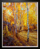 Sunlight Brilliance original oil on canvas painting framed by artist robert moore