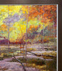 Early Snow painting by robert moore close up detailed image