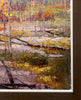 early snow detailed image of painting by artist Robert Moore