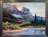 Summer in the mountains original robert moore painting
