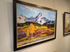 mountain landscape oil painting by artist robert moore