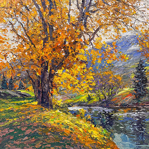 Brad Teare impressionist oil landscape paintings