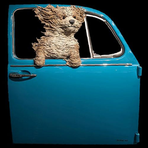 DD LaRue VW Dog Door Artwork in Breckenridge and Vail at Raitman Art Galleries