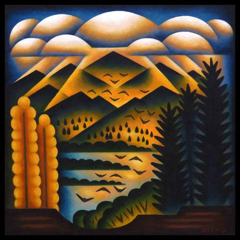 Artist-Sushe-Felix-Original-Landscape-Paintings-Denver-Colorado-Art-Galleries
