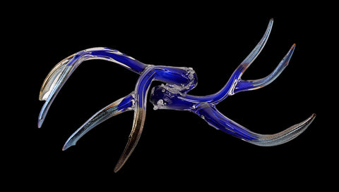 Colbalt and Metallic Antler Set