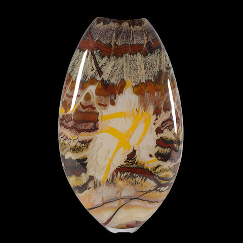 Canyon Walls Vase Ivory