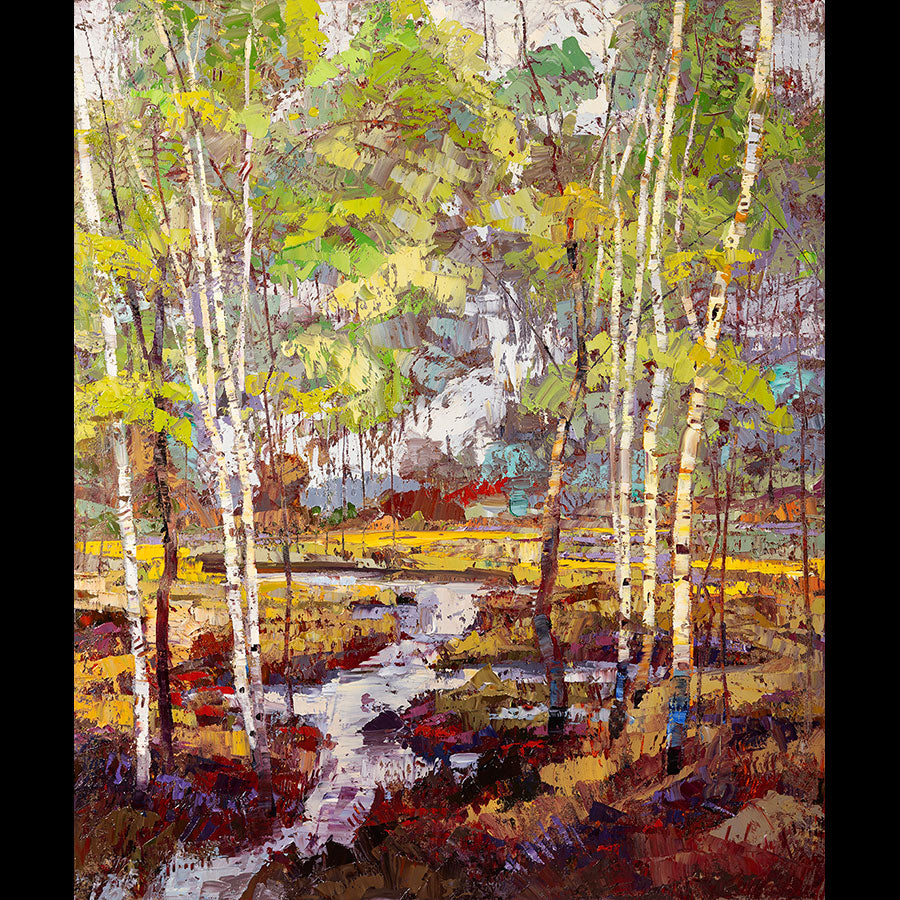 Artist Riber Emergence Original Oil Painting by artist Robert Moore - Raitman Art ...