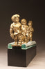 Magic-Carpet-bronze-artist-Clay-Enoch-three-young-skiers