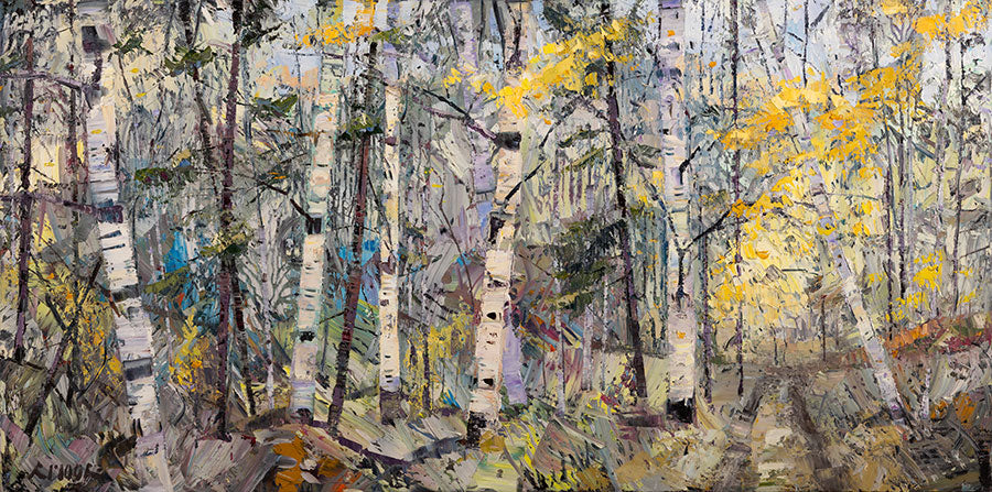 Artist Riber New Life Original Oil Painting by artist Robert Moore - Raitman Art ...