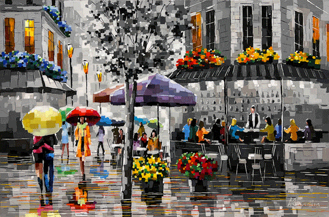 Rain-Kissed Moments