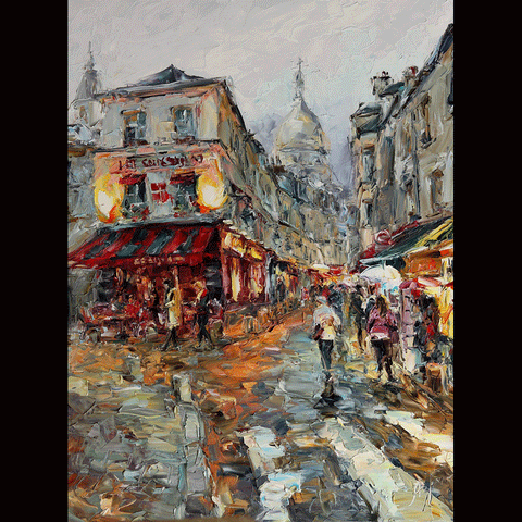 Rainy Montmartre