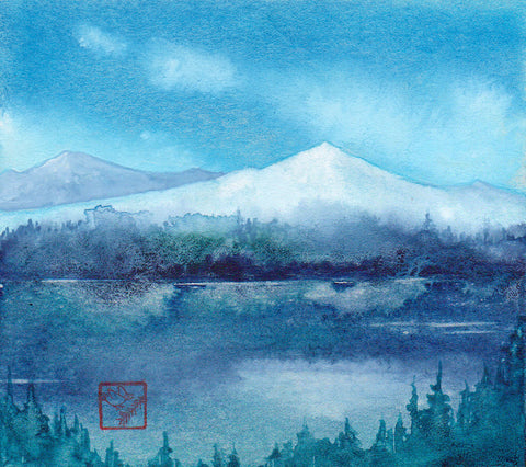 Reflection in Blue
