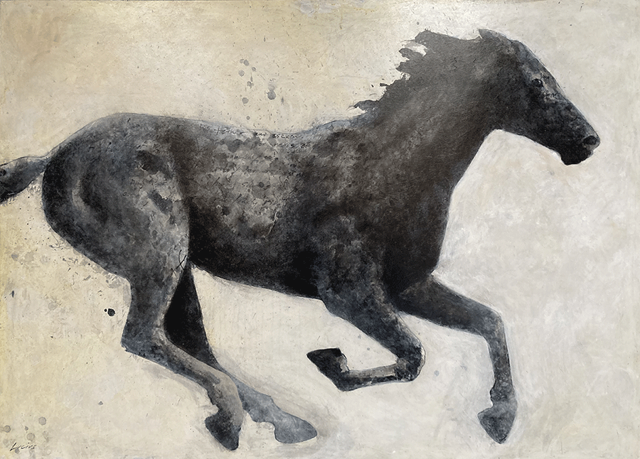Running-Away-Lex-Lucius-horse-painting