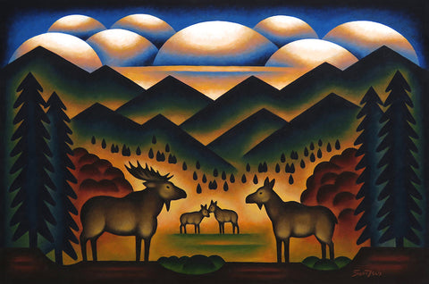 Marvelous Moose Family