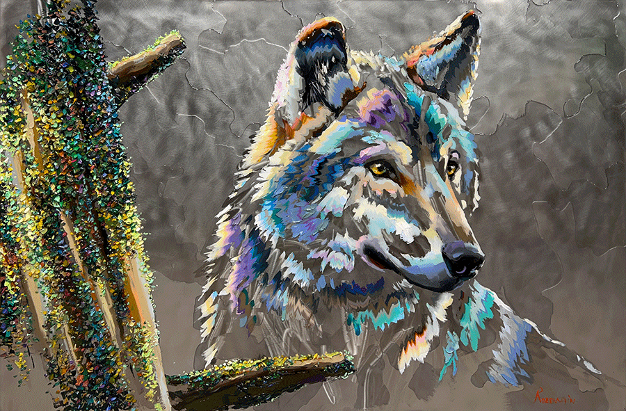 Watchful-Companion-wolf-wildlife-Michael-rosenvain