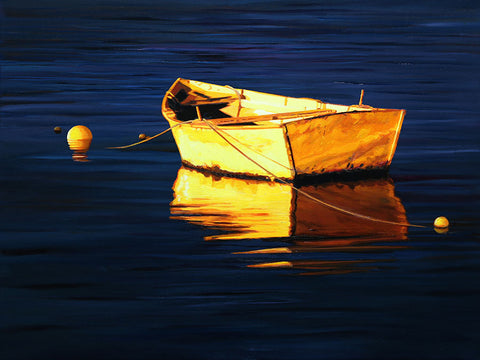 Gold Skiffs with Buoys