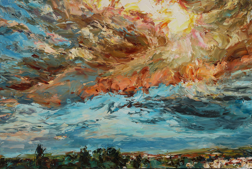 Sunset Glory by artist Lyudmila Agrich Raitman Art Galleries