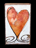 Glass on copper tile Turner Heart ll Houston Llew Spiritile
