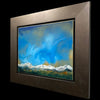 watercolor and gouache painting of mountains and the blue sky by artist Kay Stratman - right