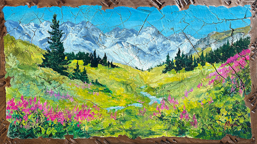 artist rolinda stotts landscape paintings for sale breckenridge vail colorado