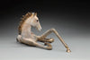 Relax bronze horse sculpture by Colorado artist Alex Alvis