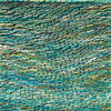 Aqua 1 by Pat McNabb Martin abstract painting cut canvas
