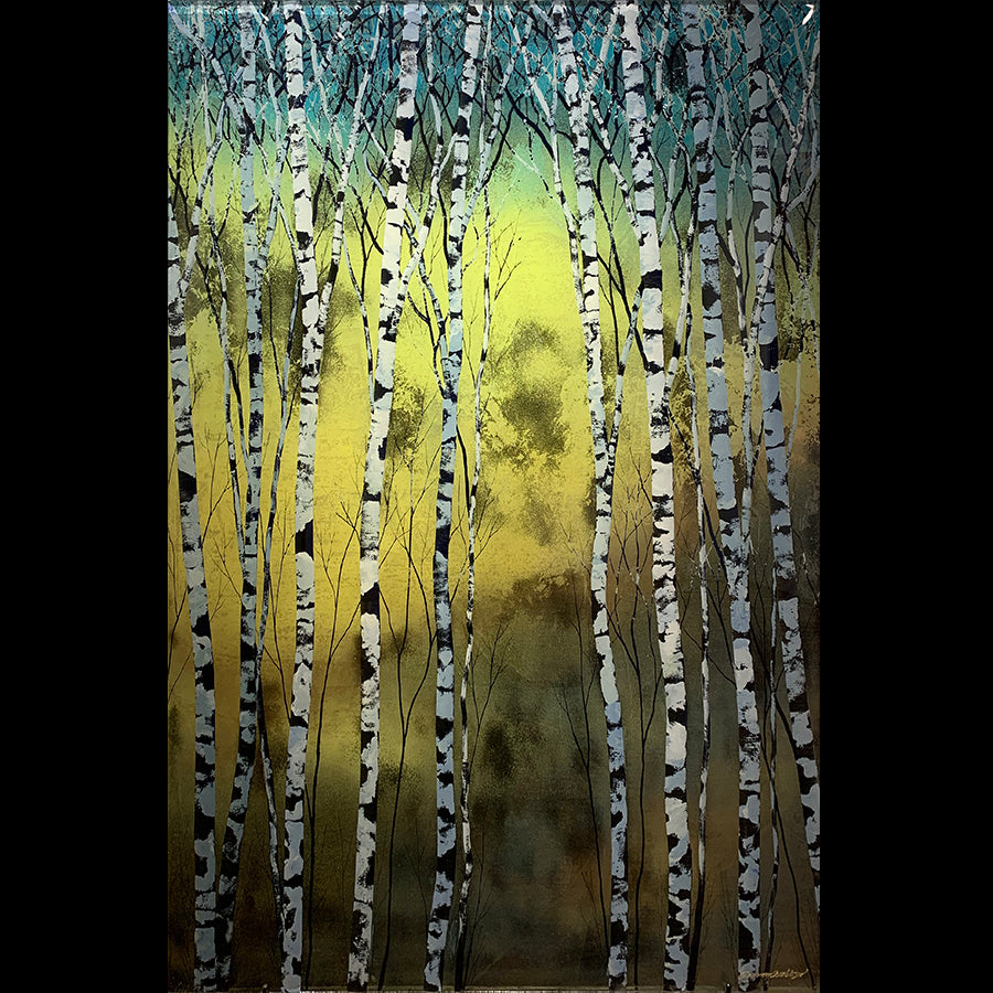 Aquamarine original aspen painting by artist christopher owen nelson for sale at raitman art galleries