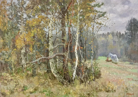 Vladimir Pavlovich Krantz - At the Edge of the Forest, 1980