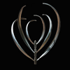 BLOOMING LILY 3 STAINLESS-STEEL kinetic wind sculpture artist Mark White