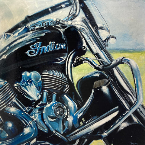 Black Indian Motorcycle