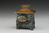 Bluegill bronze vessel by Colorado artist James G Moore