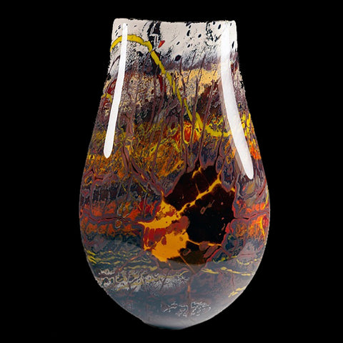 Canyon Walls Vase Amber