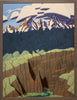 Canyon Walls framed Tracy Felix Painting