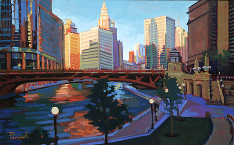 Chicago River Dusk