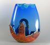 Delicate Arch Desert Vista hand blown glass by artist jared and nicole davis for sale at raitman art galleries located in breckenridge and vail colorado