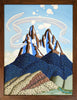 Tracy Felix Original Oil Painting of Mountains: Embrace