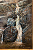 waterfall patina on bronze original artwork by nathan bennett