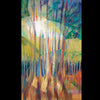 Forest Seduction original acrylic on birch wood landscape painting by Colorado artist Cynthia Duff