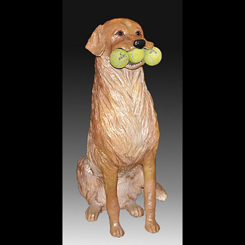 Golden with Tennis Balls