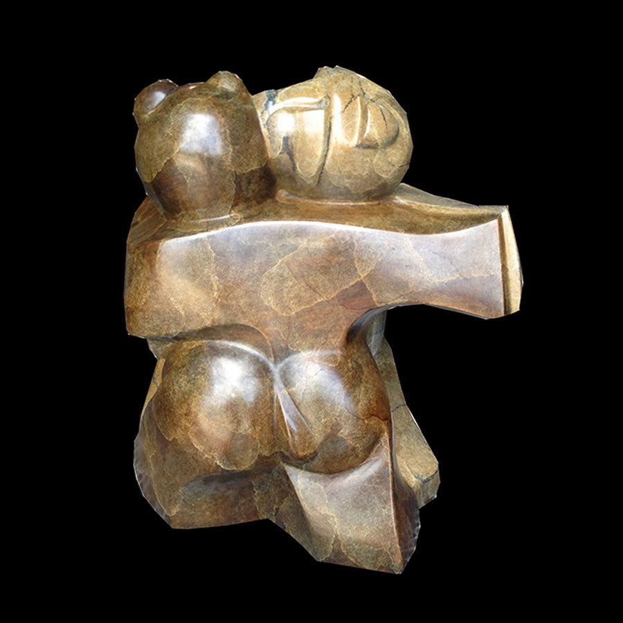Bear tango bronze sculpture by Mark Yale Harris