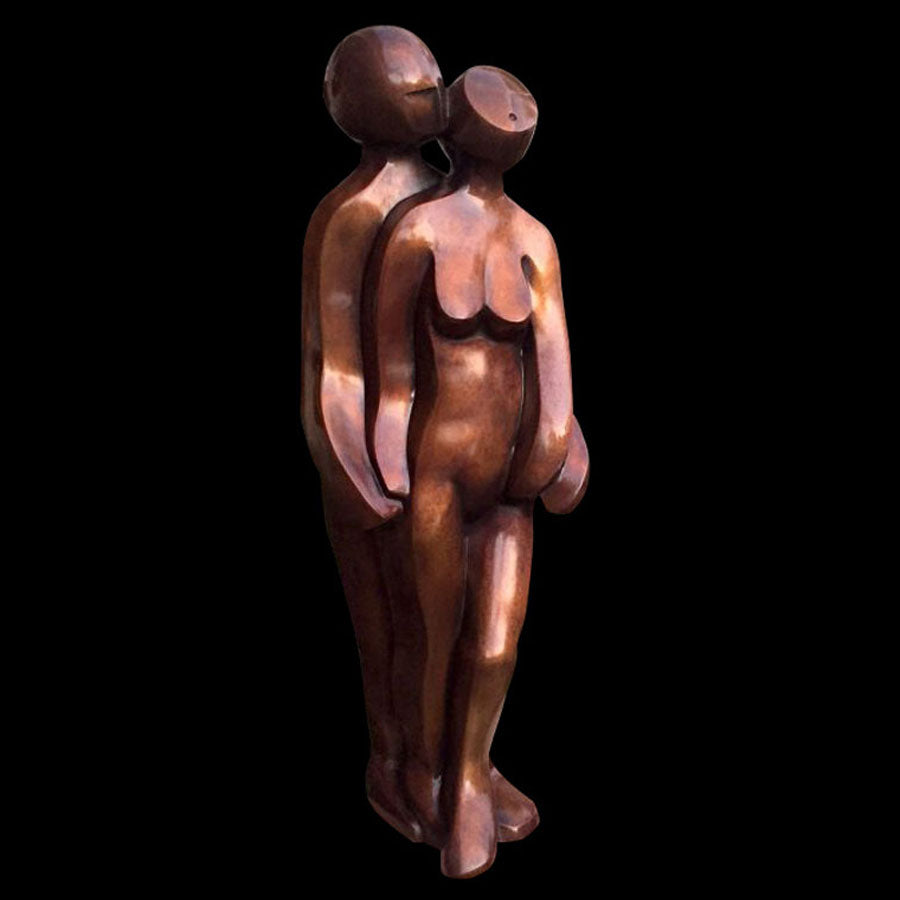 Sweet Whispers bronze sculpture by artist Mark Yale Harris